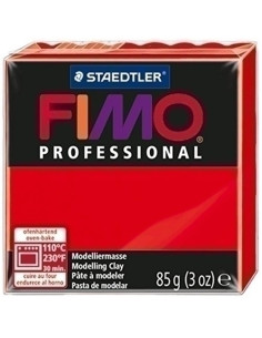 PASTA MODELAR FIMO PROFESSIONAL ROJO SOLIDO 85 GR