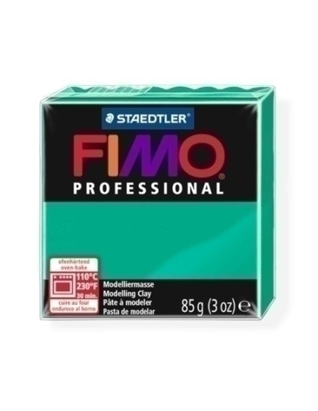 PASTA MODELAR FIMO PROFESSIONAL VERDE SOLIDO 85 GR