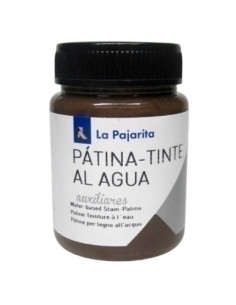 PATINA-TINTE LA PAJARITA al AGUA 75 ml frasco NOGAL G-07