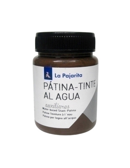 PATINA-TINTE LA PAJARITA al AGUA 75 ml frasco NOGAL G-07