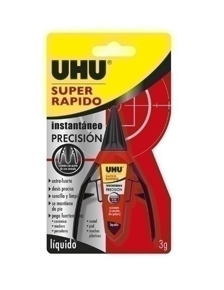 PEGAMENTO INST UHU SUPER RAPIDO PRECISION