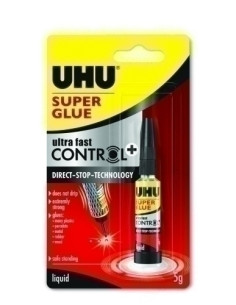 PEGAMENTO UNIVERSAL UHU CONTROL PLUS TUBO 5 g