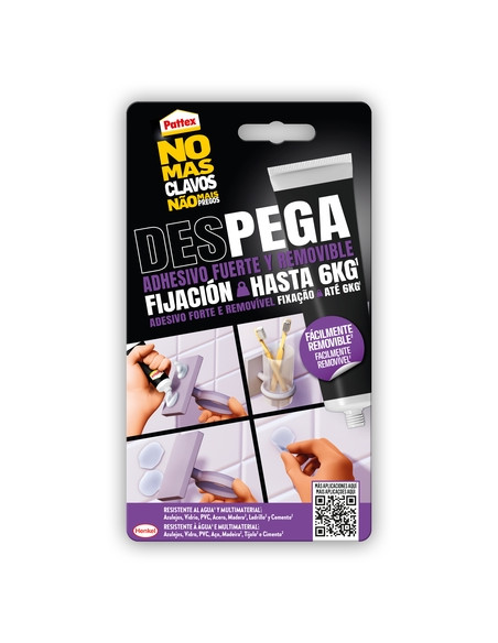 PEGAMENTO de CONTACTO PATTEX NO MAS CLAVOS DESPEGA 44g removible