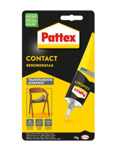PEGAMENTO de CONTACTO PATTEX TRANSPARENTE 50g