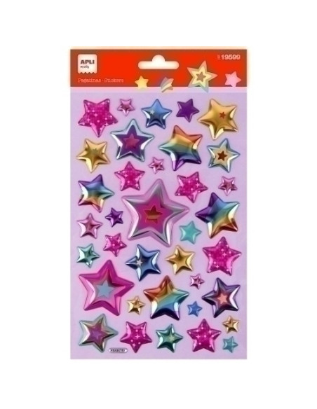 PEGATINAS APLI ESTRELLAS 1H
