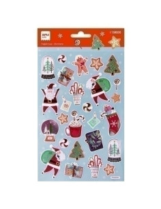 PEGATINAS APLI NAVIDAD HO HO HO 1H