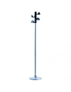 PERCHERO CILINDRO PIE METALICO H-21 4 COLGADORES 175x33