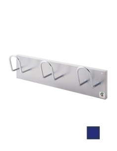 PERCHERO PARED CLINDRO H-13 3 COLGADORES AZUL