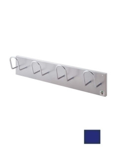 PERCHERO PARED CLINDRO H-14 4 COLGADORES AZUL