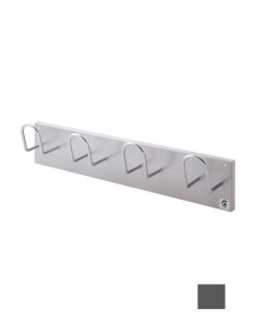 PERCHERO PARED CLINDRO H-14 4 COLGADORES GRAFITO