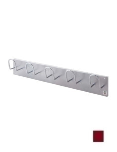 PERCHERO PARED CLINDRO H-15 5 COLGADORES BURDEOS