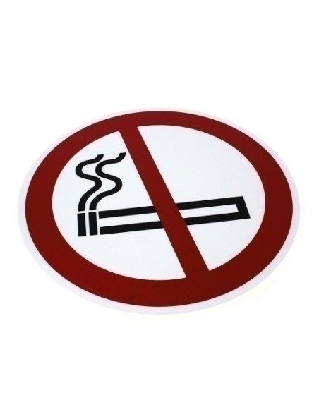 PICTOGRAMA ADHESIVO TARIFOLD PARA SUELO Y PARED  PROHIBIDO FUMAR   Ø430 mm BOLSA DE 1