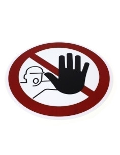 PICTOGRAMA ADHESIVO TARIFOLD PARA SUELO Y PARED  SOLO PERSONAL AUTORIZADO   Ø430 mm BOLSA DE 1