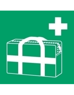 PICTOGRAMA JALEMA  BOTIQUIN DE PRIMEROS AUXILIOS  200x200 mm BOLSA DE 1