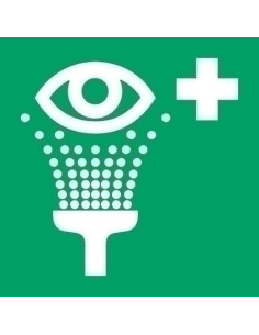 PICTOGRAMA JALEMA  ESTACION DE LAVADO DE OJOS  200x200 mm BOLSA DE 1