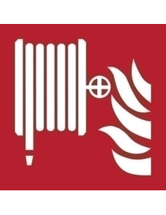 PICTOGRAMA JALEMA  MANGUERA CONTRA INCENDIOS  200x200 mm BOLSA DE 1