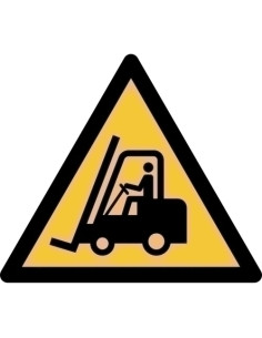 PICTOGRAMA JALEMA  PELIGRO CARROS Y VEHICULOS INDUSTRIALES  200x176 mm BOLSA DE 1