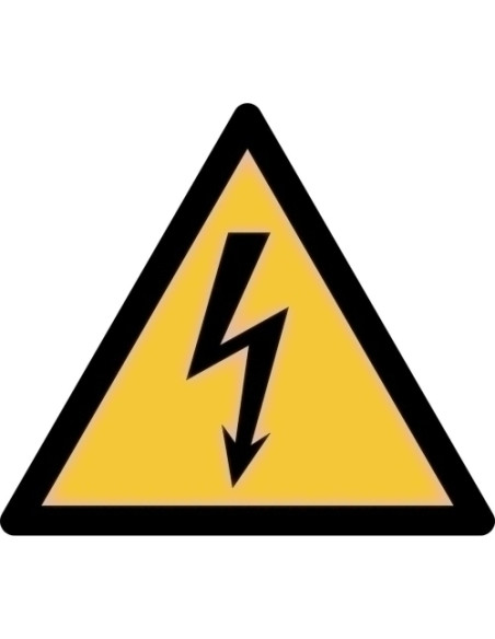 PICTOGRAMA JALEMA  PELIGRO ELECTRICIDAD  150x133 mm BOLSA DE 1