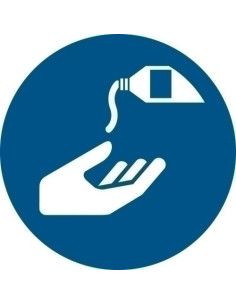 PICTOGRAMA JALEMA  USAR CREMA DE PROTECCION  Ø300 mm BOLSA DE 1