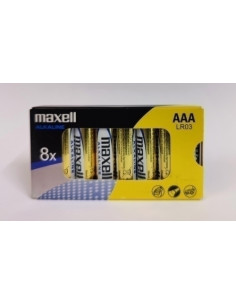 PILAS ALCALINA MAXELL LR03 CAJA DE 8 B706