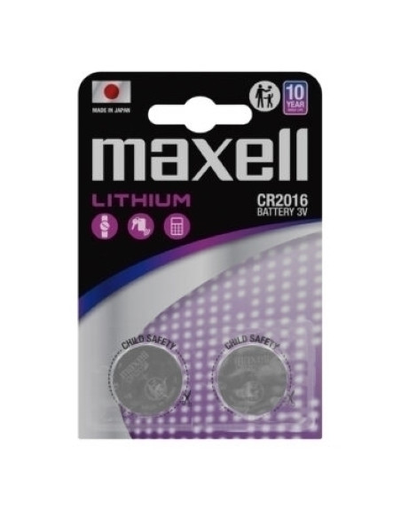 PILAS MAXELL MICRO CR2016 3V BLISTER DE 2 M223