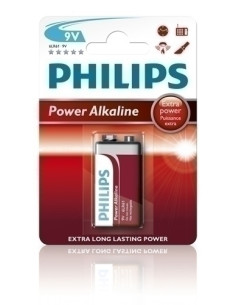 PILAS PHILIPS 6LR61 SUPER ALCALINA BLISTER DE 1