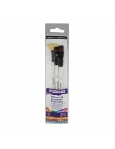 PINCEL DALER ROWNEY GRADUATE  MANGO CORTO BLISTER DE 3