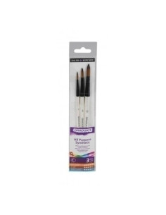 PINCEL DALER ROWNEY GRADUATE REDONDO MANGO CORTO BLISTER DE 3