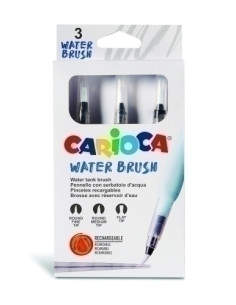 PINCEL DE AGUA CARIOCA BLISTER DE 3
