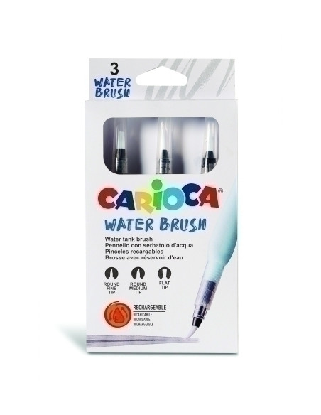 PINCEL DE AGUA CARIOCA BLISTER DE 3