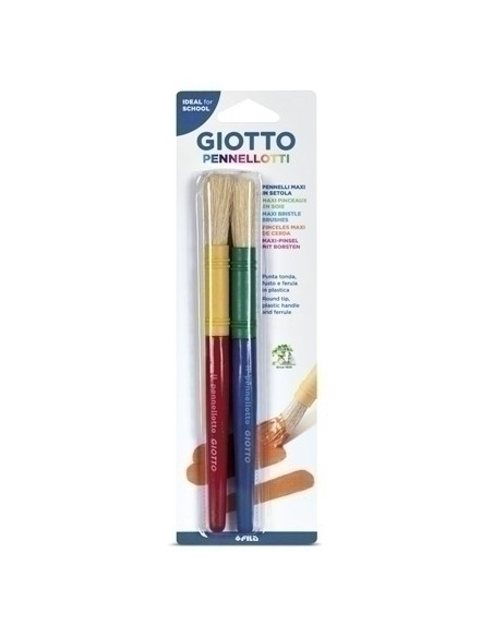 PINCEL GIOTTO MAXI ESCOLAR BLISTER de 2