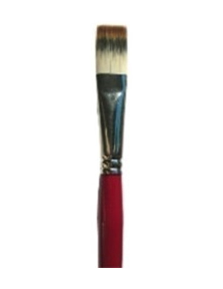 PINCEL VAN GOGH TORAY MANGO LARGO ROJO PLANO OLEO Y ACRILICO 2780 N0