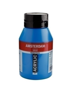 PINTURA ACRILICA AMSTERDAM 1000 ml bote CIAN PRIMARIO