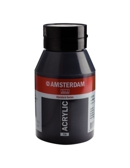 PINTURA ACRILICA AMSTERDAM 1000 ml bote NEGRO OXIDO