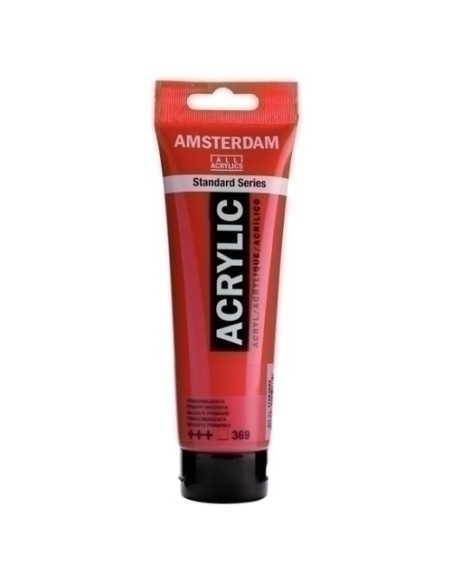 PINTURA ACRILICA AMSTERDAM 120 ml bote MAGENTA PRIMARIO