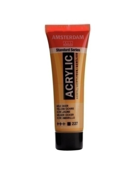 PINTURA ACRILICA AMSTERDAM 20 ml tubo AMARILLO OCRE