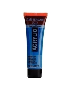 PINTURA ACRILICA AMSTERDAM 20 ml tubo CIAN PRIMARIO