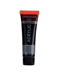 PINTURA ACRILICA AMSTERDAM 20 ml tubo NEGRO OXIDO