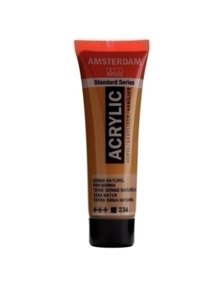 PINTURA ACRILICA AMSTERDAM 20 ml tubo TIERRA SIENNA
