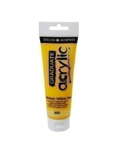 PINTURA ACRILICA DALER ROWNEY GRADUATE 120 ml tubo AMARILLO CADMIUM