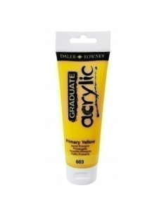 PINTURA ACRILICA DALER ROWNEY GRADUATE 120 ml tubo AMARILLO PRIMARIO