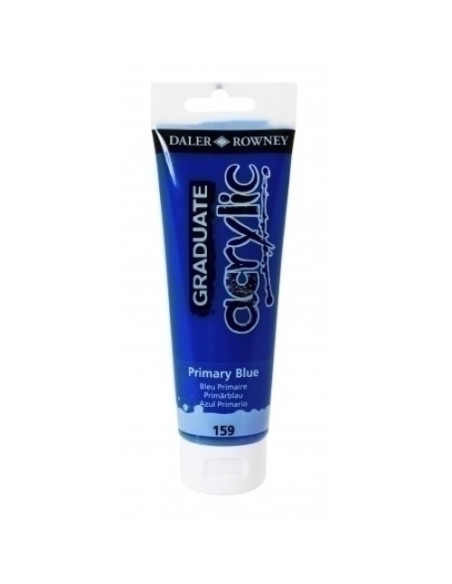 PINTURA ACRILICA DALER ROWNEY GRADUATE 120 ml tubo AZUL PRIMARIO