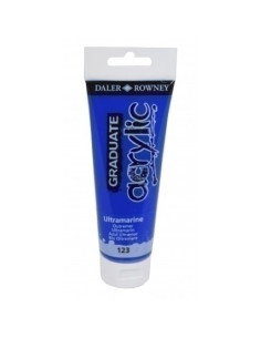 PINTURA ACRILICA DALER ROWNEY GRADUATE 120 ml tubo AZUL ULTRAMARINO