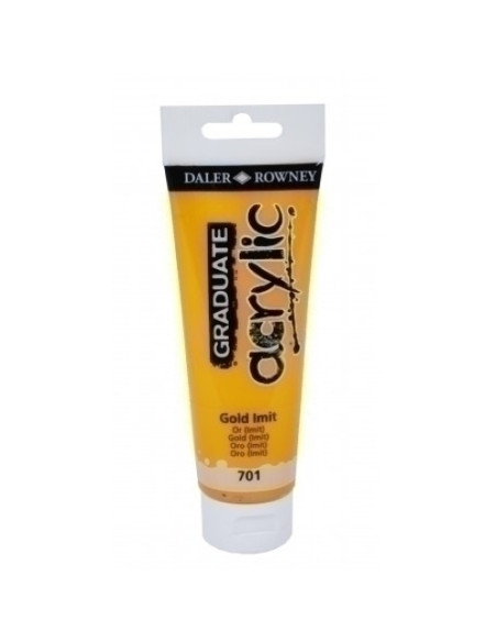 PINTURA ACRILICA DALER ROWNEY GRADUATE 120 ml tubo GOLD