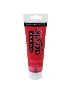 PINTURA ACRILICA DALER ROWNEY GRADUATE 120 ml tubo ROJO