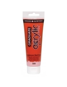 PINTURA ACRILICA DALER ROWNEY GRADUATE 120 ml tubo ROJO CADMIUM