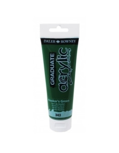 PINTURA ACRILICA DALER ROWNEY GRADUATE 120 ml tubo VERDE HOOKERS