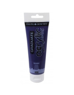 PINTURA ACRILICA DALER ROWNEY GRADUATE 120 ml tubo VIOLETA