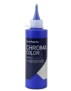 PINTURA ACRILICA LA PAJARITA CHROMA COLOR 20 ml CYAN PRIMARIO CC-16