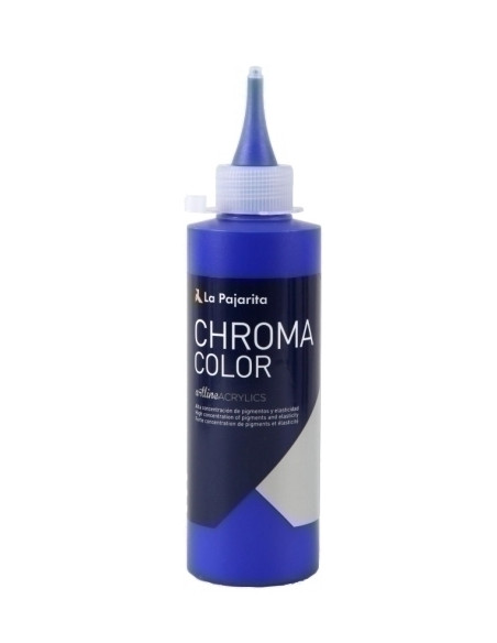 PINTURA ACRILICA LA PAJARITA CHROMA COLOR 20 ml CYAN PRIMARIO CC-16